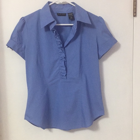 New York & Company Puff Sleeves Blouse - Picture 1 of 10